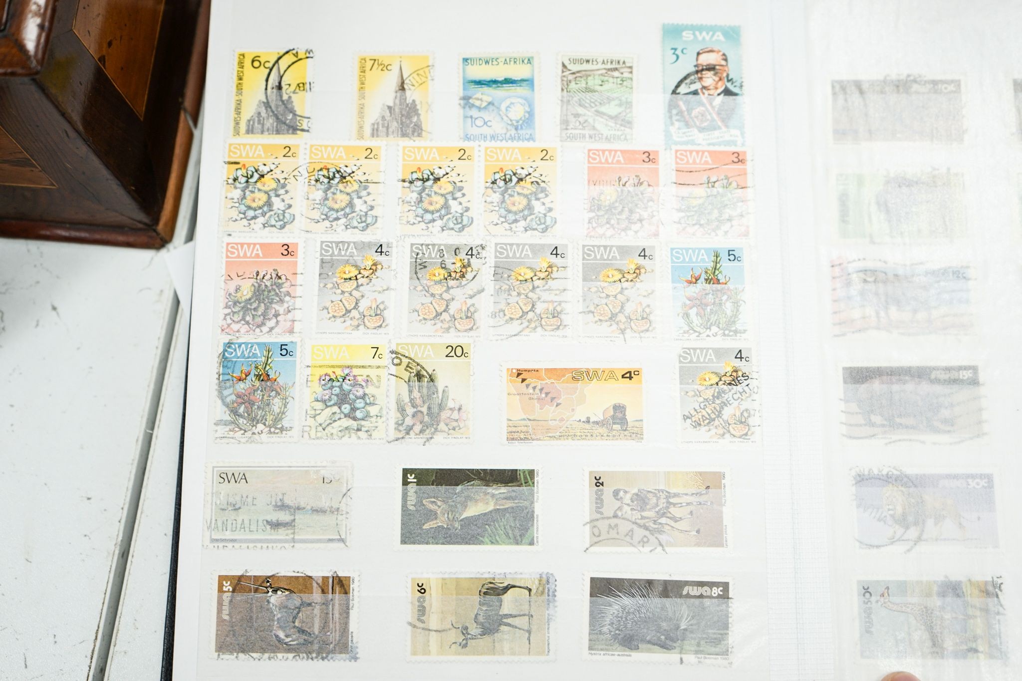 World stamps in stock books Great Britain from GVI onwards, Germany, British commonwealth, British Africa